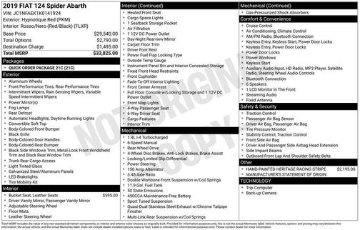 2019 FIAT 124 Spider Base