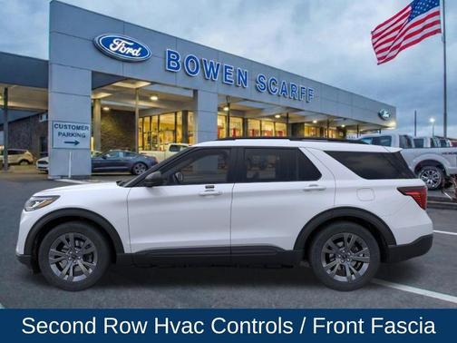 Space White Metallic 2026 Ford Explorer Active