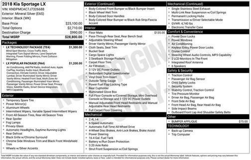 2018 Kia Sportage LX