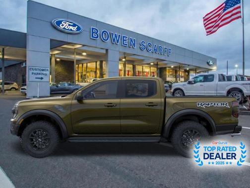 Shelter Green Metallic 2026 Ford Ranger Raptor