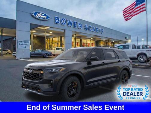 Agate Black Metallic 2026 Ford Explorer Tremor