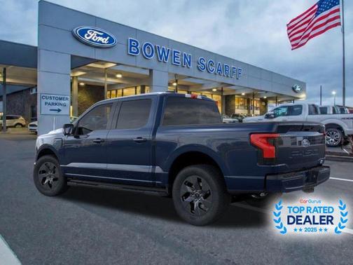 Antimatter Blue Metallic 2025 Ford F-150 Lightning Flash