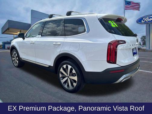 Glacial White Pearl 2021 Kia Telluride EX