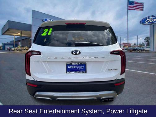 Glacial White Pearl 2021 Kia Telluride EX