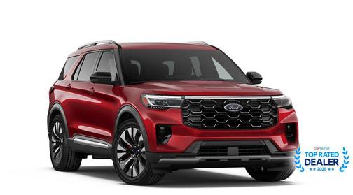 Rapid Red Metallic Tinted Clearcoat 2026 Ford Explorer Platinum