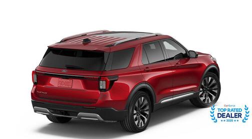 Rapid Red Metallic Tinted Clearcoat 2026 Ford Explorer Platinum