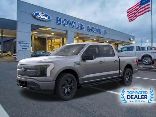 Carbonized Gray Metallic 2025 Ford F-150 Lightning Flash Truck