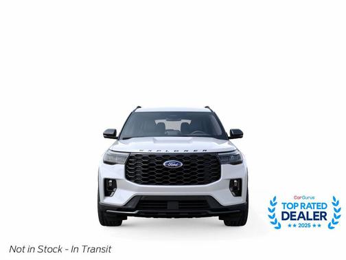 Star White Metallic Tri-Coat 2027 Ford Explorer ST-Line