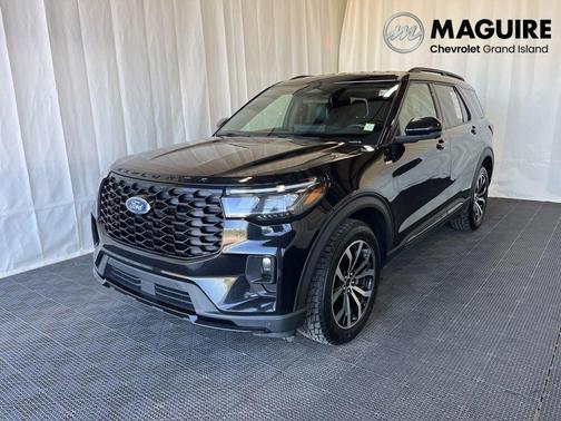 Black 2025 Ford Explorer ST-Line