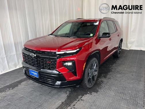 Red 2026 Chevrolet Traverse RS
