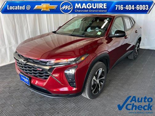Crimson Metallic 2024 Chevrolet Trax 1RS