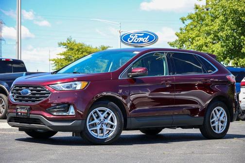 Burgundy Velvet Metallic Tinted Clearcoat 2021 Ford Edge SEL
