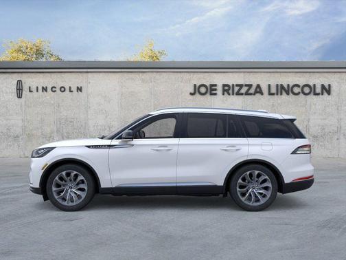 Pristine White Metallic Tri-Coat 2026 Lincoln Aviator Reserve AWD