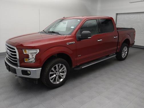 Red 2017 Ford F-150 XLT