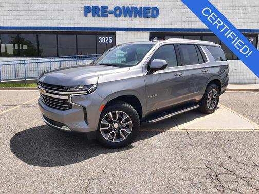 Satin Steel Metallic 2021 Chevrolet Tahoe LT