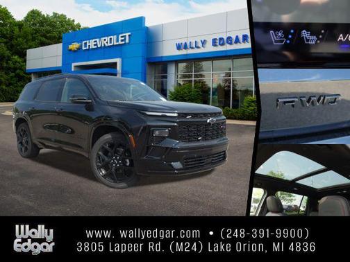Mosaic Black Metallic 2026 Chevrolet Traverse RS