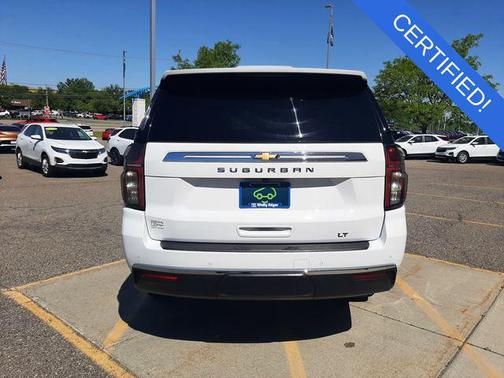 Summit White 2021 Chevrolet Suburban LT