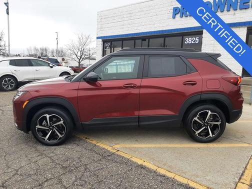 Crimson Metallic 2023 Chevrolet Trailblazer RS