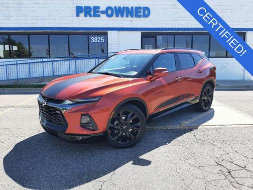 Cayenne Orange Metallic 2021 Chevrolet Blazer RS
