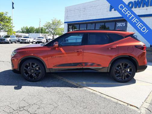 Cayenne Orange Metallic 2021 Chevrolet Blazer RS