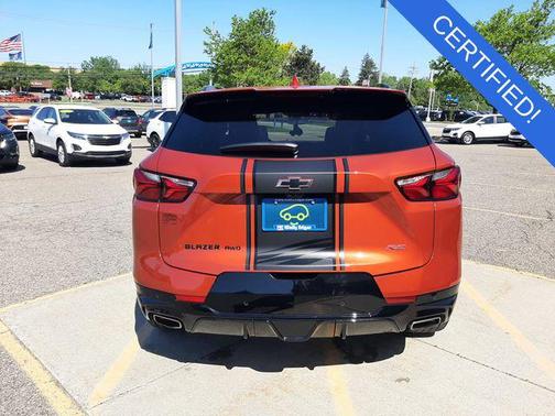 Cayenne Orange Metallic 2021 Chevrolet Blazer RS