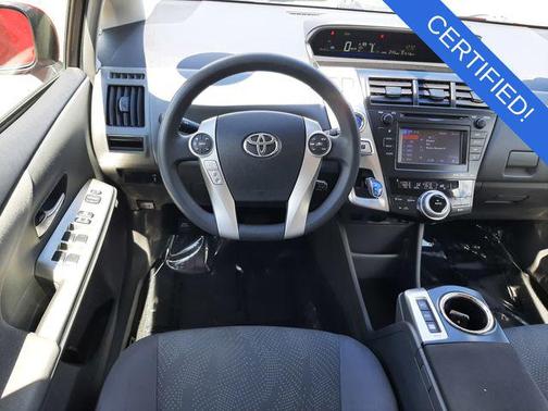 Barcelona Red Metallic 2013 Toyota Prius v Three