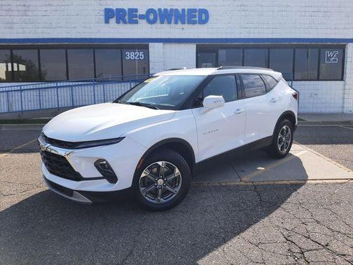 Summit White 2023 Chevrolet Blazer 3LT