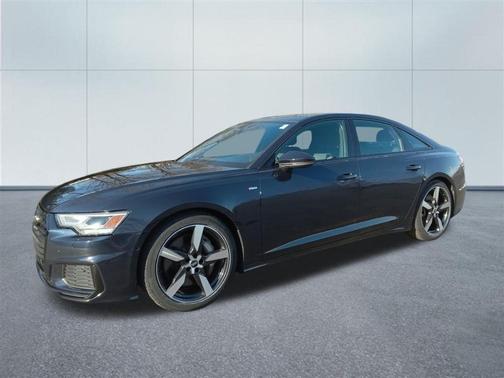 Blue 2021 Audi A6 55 Premium