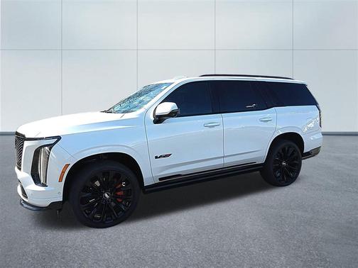 Crystal White Tricoat 2025 Cadillac Escalade V-Series