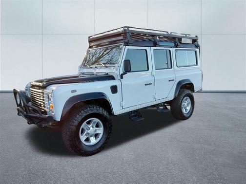 White 1987 Land Rover Defender