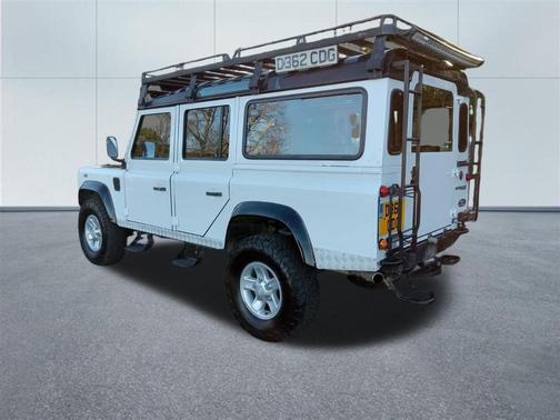 White 1987 Land Rover Defender
