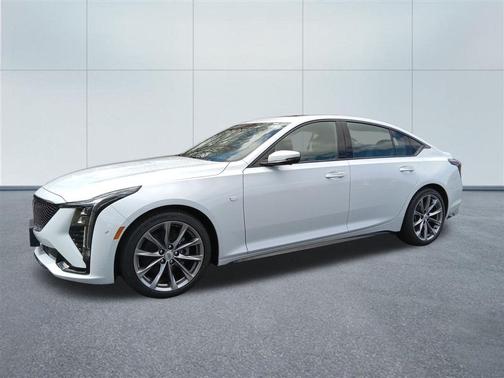 Vibrant White Tricoat 2026 Cadillac CT5 Sport