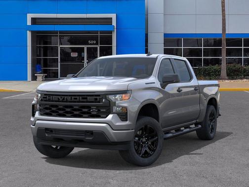 Sterling Gray Metallic 2026 Chevrolet Silverado 1500 Custom