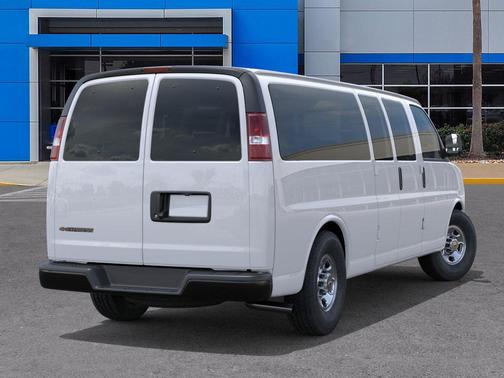 Summit White 2025 Chevrolet Express 3500 RWD 3500 Extended Wheelbase LS