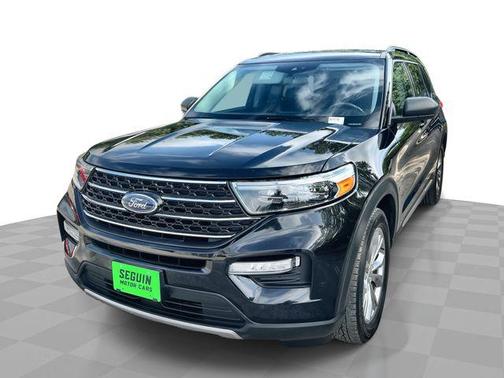 AGATE BLACK METALLIC 2021 Ford Explorer XLT
