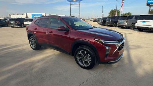 Crimson Metallic 2025 Chevrolet Trax LT