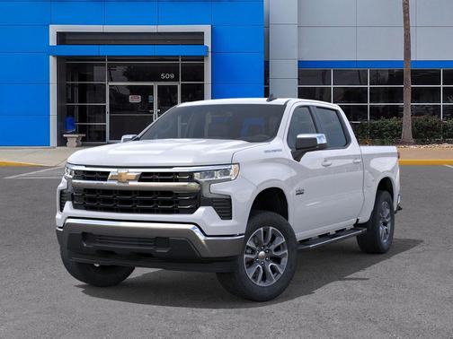 Summit White 2026 Chevrolet Silverado 1500 LT