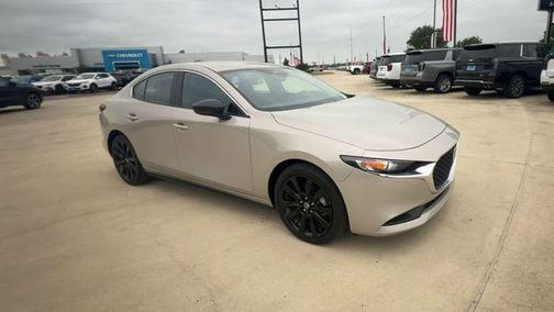 Platinum Quartz Metallic 2025 Mazda Mazda3 2.5 S Select Sport
