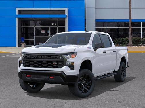 Summit White 2026 Chevrolet Silverado 1500 Custom Trail Boss