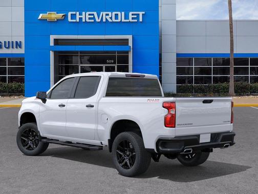 Summit White 2026 Chevrolet Silverado 1500 Custom Trail Boss