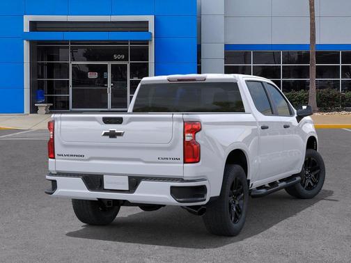 Summit White 2026 Chevrolet Silverado 1500 Custom