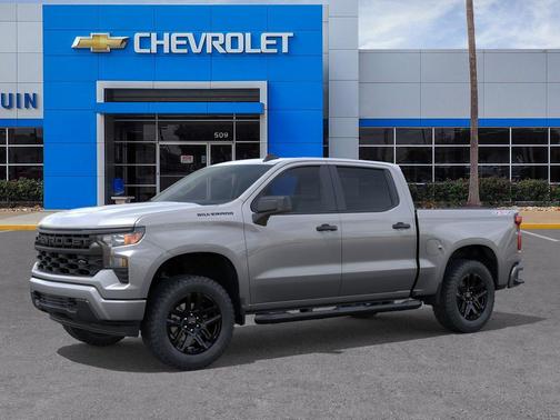 Sterling Gray Metallic 2026 Chevrolet Silverado 1500 Custom