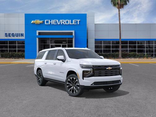 Polar White Tricoat 2026 Chevrolet Suburban High Country, RWD