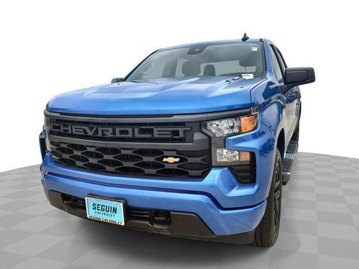 Riptide Blue Metallic 2025 Chevrolet Silverado 1500 Custom