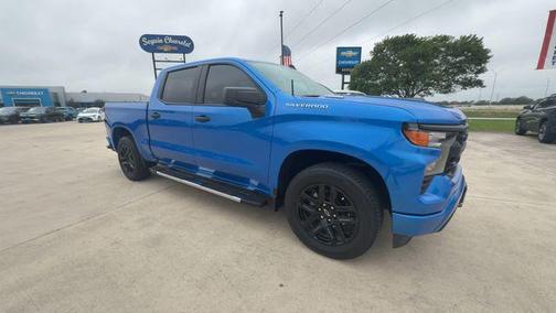 Riptide Blue Metallic 2025 Chevrolet Silverado 1500 Custom