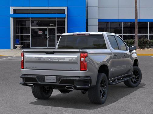Sterling Gray Metallic 2026 Chevrolet Silverado 1500 Custom Trail Boss