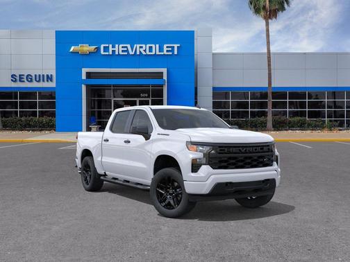 Summit White 2026 Chevrolet Silverado 1500 Custom