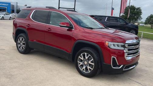 Volcanic Red Tintcoat 2023 GMC Acadia AWD SLT