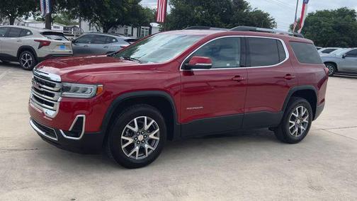 Volcanic Red Tintcoat 2023 GMC Acadia AWD SLT