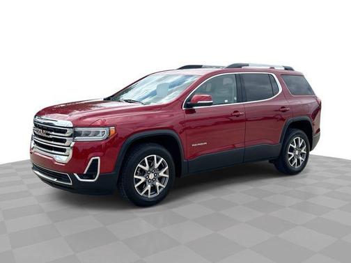 Volcanic Red Tintcoat 2023 GMC Acadia AWD SLT